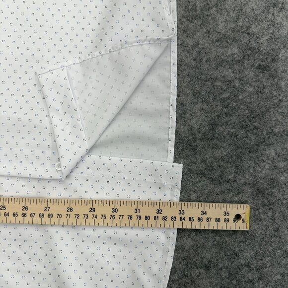 Nautica Men's Performance Dress Shirt, Slim Fit, White, 18-18.5 36/37, XXL NEW - Picture 10 of 12